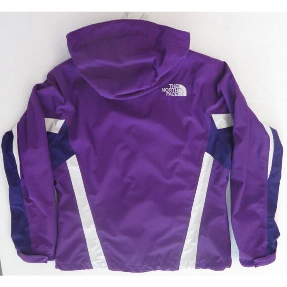 The North Face Women's Sz S Purple/Gray Full Zip Hooded Hyvent Jacket $180 - Picture 10 of 16
